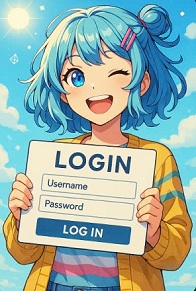 please login